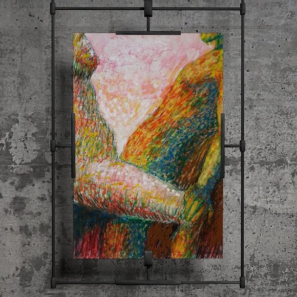 Hand Painted Couple - Nude Art - Picture 1 of 1